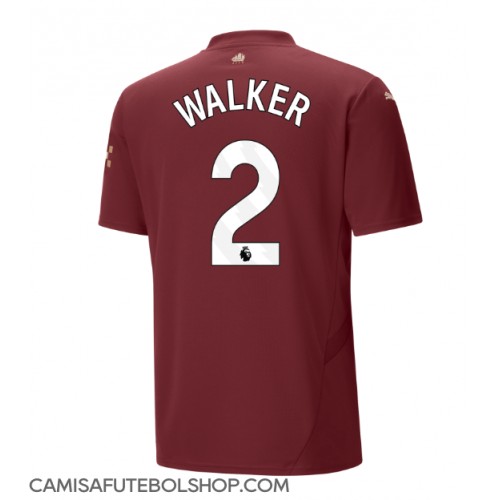 Camisa de time de futebol Manchester City Kyle Walker #2 Replicas 3º Equipamento 2024-25 Manga Curta